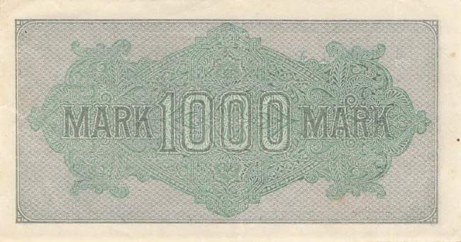 1000 Mark 1922 ro.75n VL